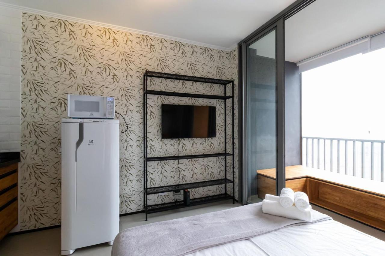 상파울루 Studio Em Frente Ao Allianz Parque Com Piscina Na Cobertura - Vn 16 아파트 외부 사진