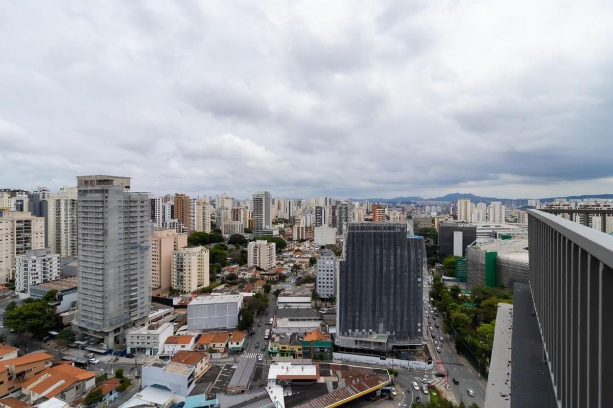 상파울루 Studio Em Frente Ao Allianz Parque Com Piscina Na Cobertura - Vn 16 아파트 외부 사진