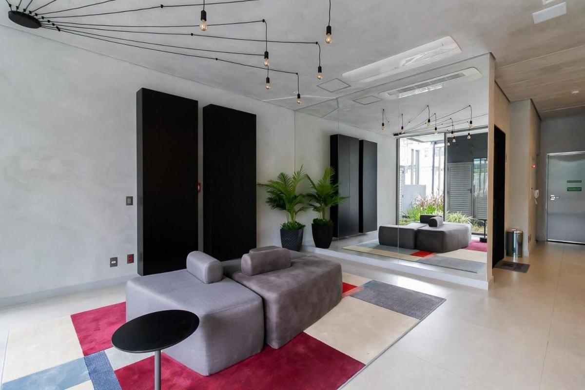 상파울루 Studio Em Frente Ao Allianz Parque Com Piscina Na Cobertura - Vn 16 아파트 외부 사진