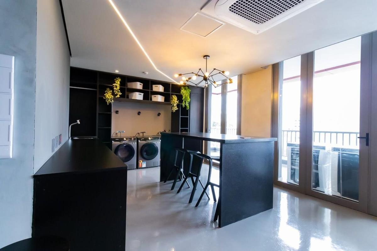 상파울루 Studio Em Frente Ao Allianz Parque Com Piscina Na Cobertura - Vn 16 아파트 외부 사진