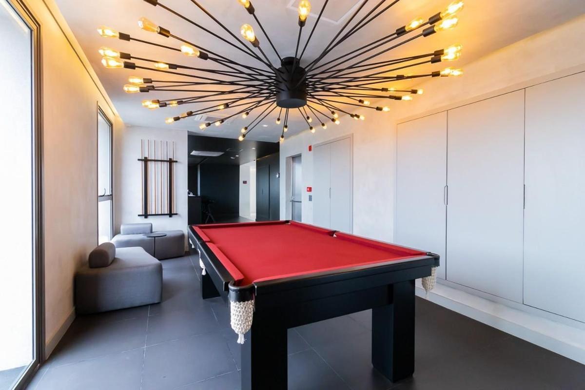 상파울루 Studio Em Frente Ao Allianz Parque Com Piscina Na Cobertura - Vn 16 아파트 외부 사진