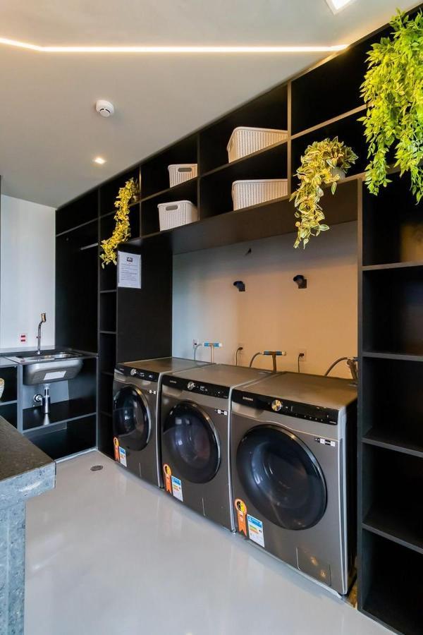 상파울루 Studio Em Frente Ao Allianz Parque Com Piscina Na Cobertura - Vn 16 아파트 외부 사진