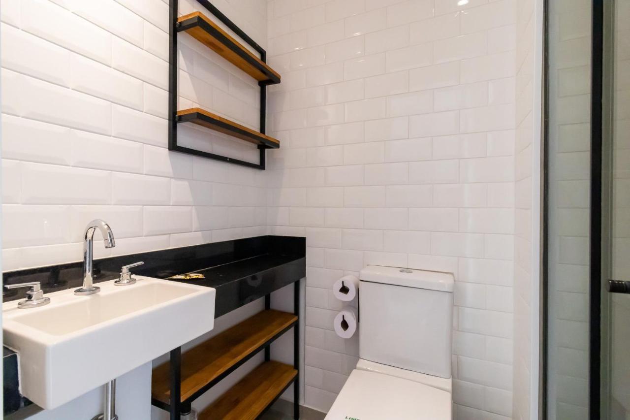 상파울루 Studio Em Frente Ao Allianz Parque Com Piscina Na Cobertura - Vn 16 아파트 외부 사진