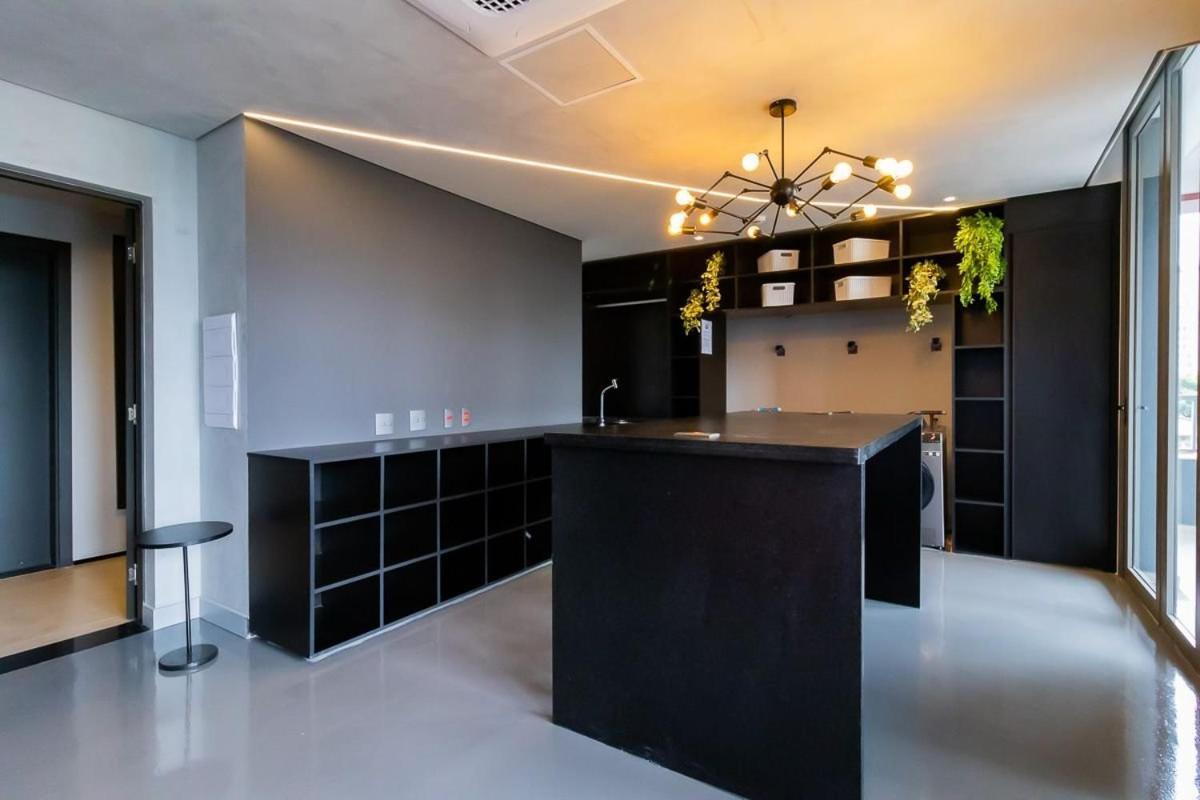 상파울루 Studio Em Frente Ao Allianz Parque Com Piscina Na Cobertura - Vn 16 아파트 외부 사진