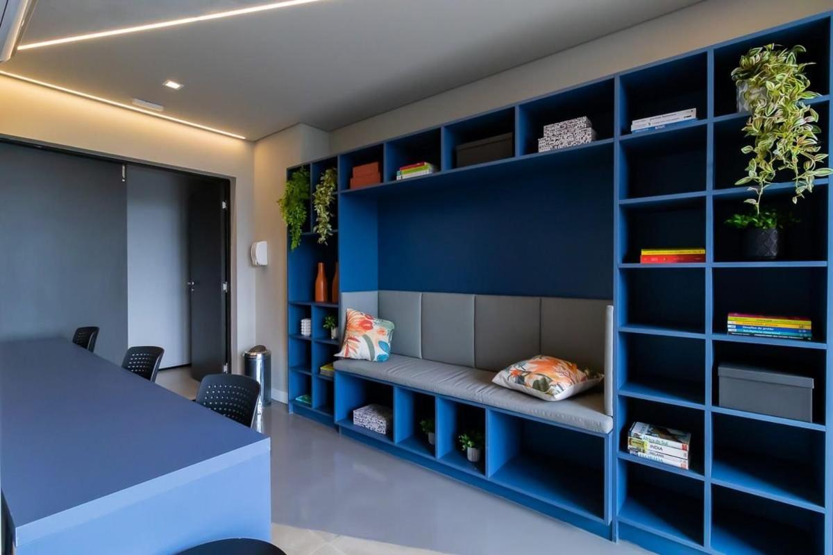 상파울루 Studio Em Frente Ao Allianz Parque Com Piscina Na Cobertura - Vn 16 아파트 외부 사진