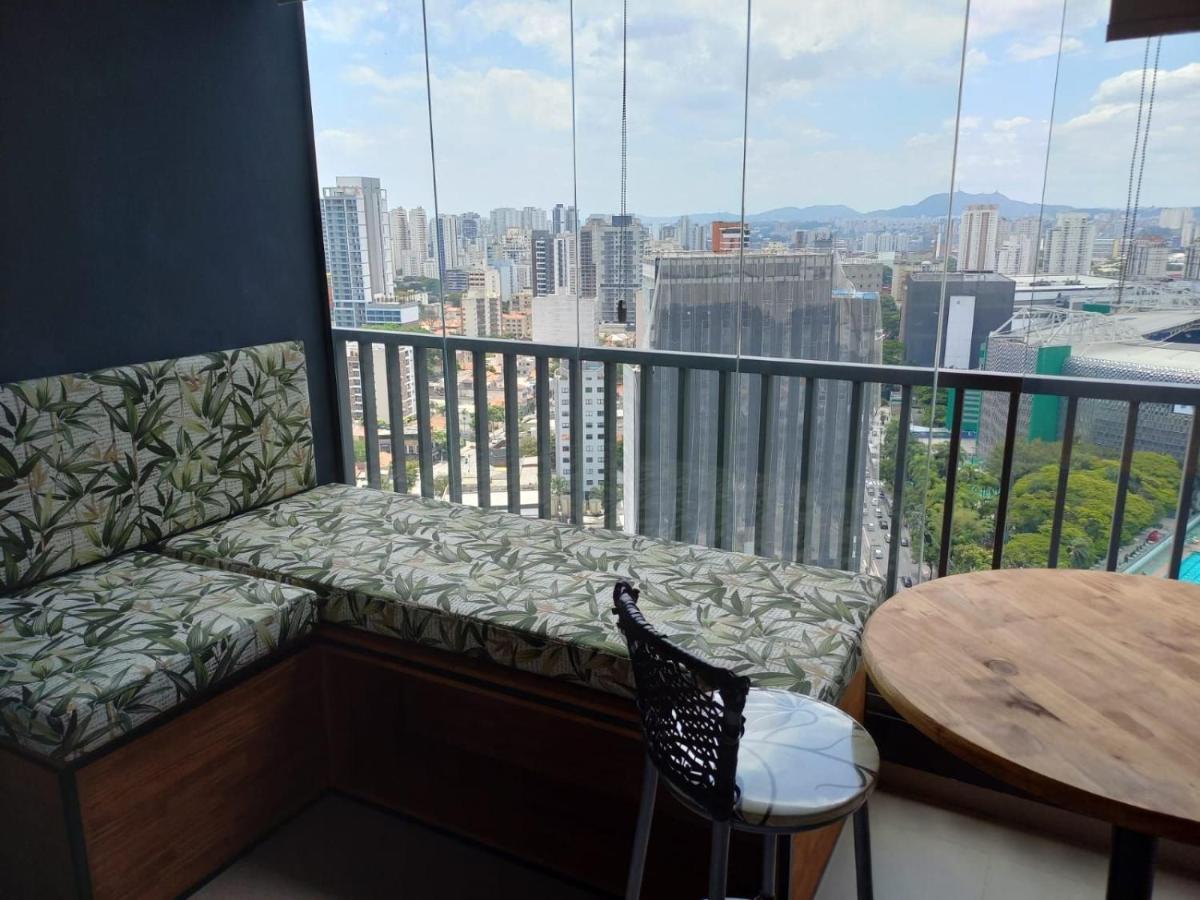 상파울루 Studio Em Frente Ao Allianz Parque Com Piscina Na Cobertura - Vn 16 아파트 외부 사진